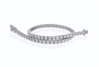 Bracciale Forever Unique Donna Febe in Oro bianco Diamante BROR-14-253 TENNIS